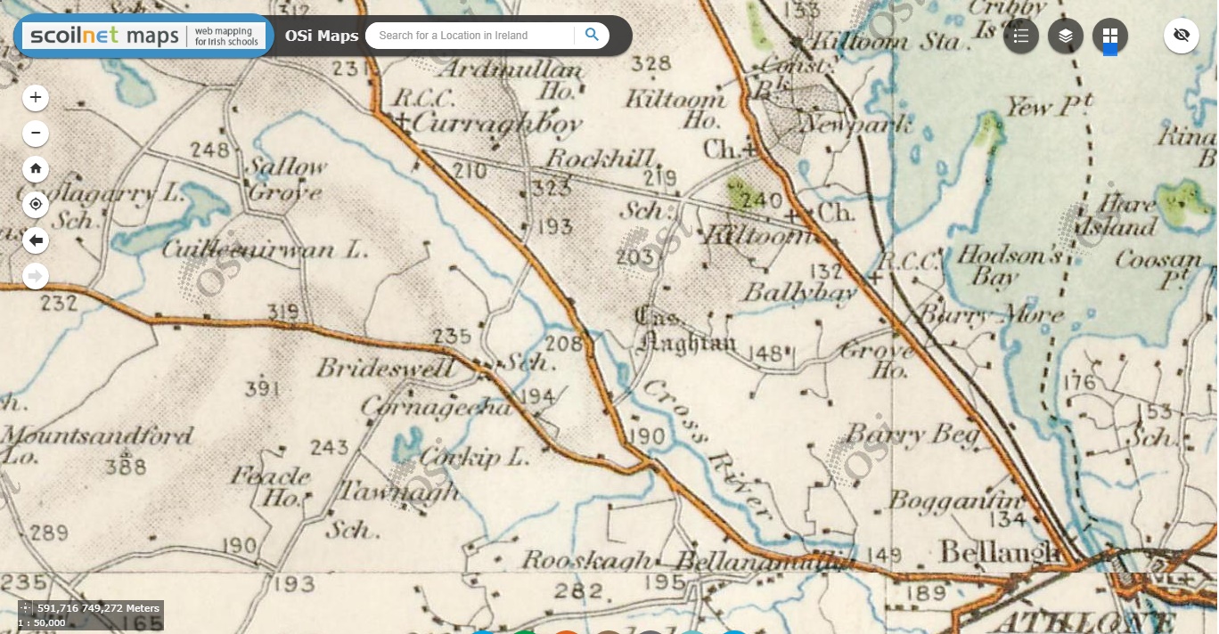 Ordnance Survey map (early 1800s)