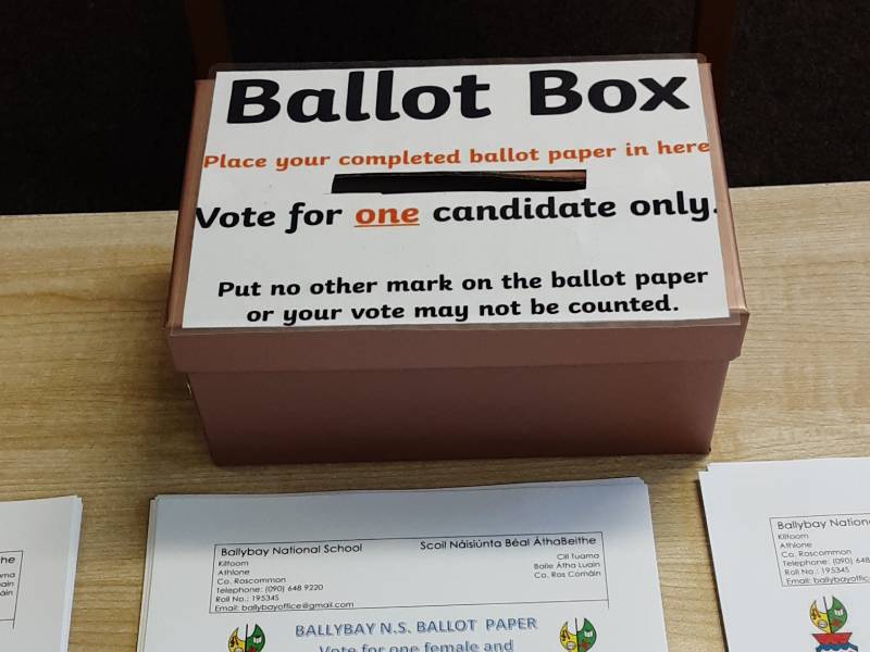 Student Council Photo 2023 - Ballot Box